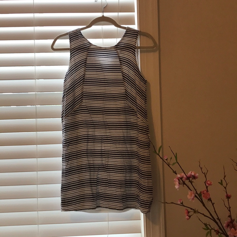 Monteau Los Angeles Striped Mini Dress